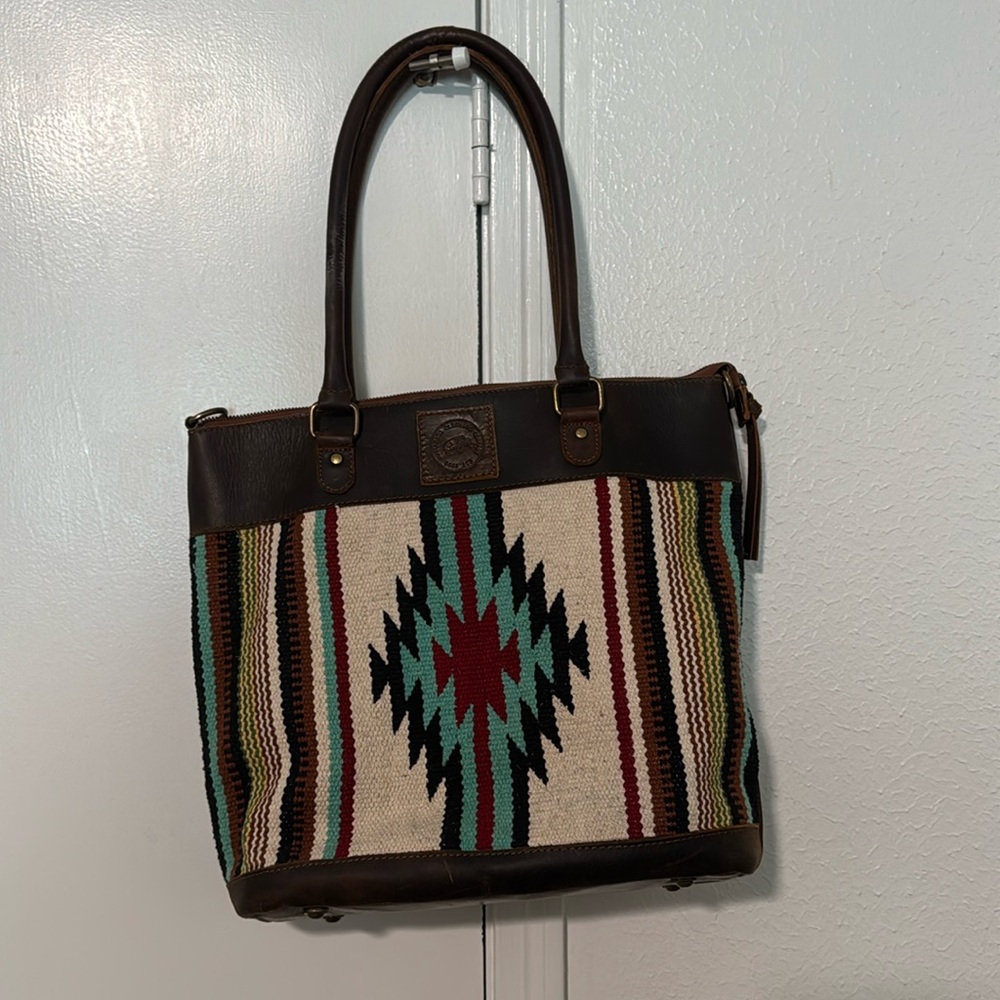 Montanaco clothing company leather handbag